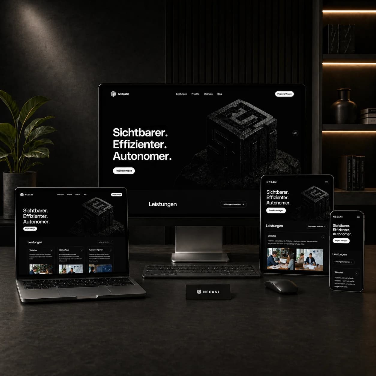 nesani.de – eigene Plattform